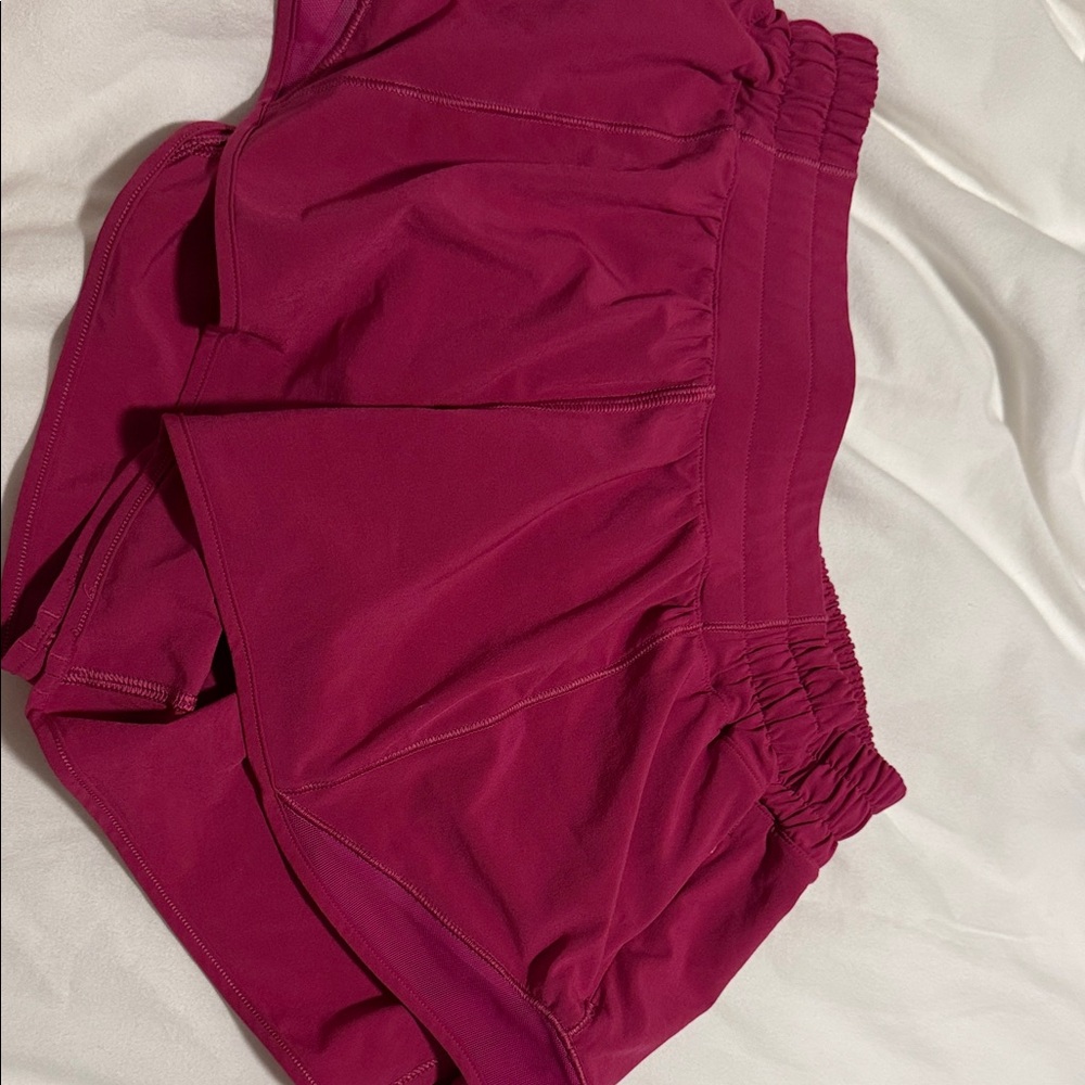 Lululemon Magenta Running Shorts